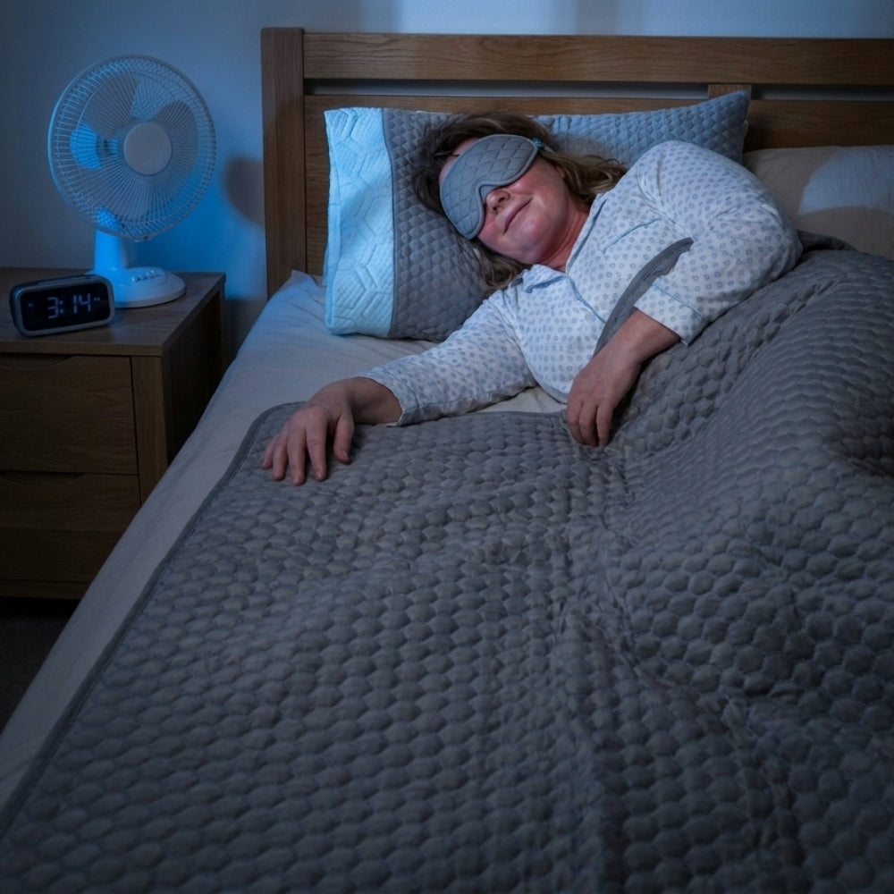 A Blanket Built Specifically for Menopause Hot Sleepers