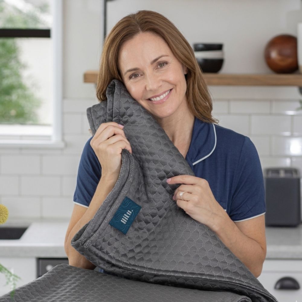 A Blanket Built Specifically for Menopause Hot Sleepers